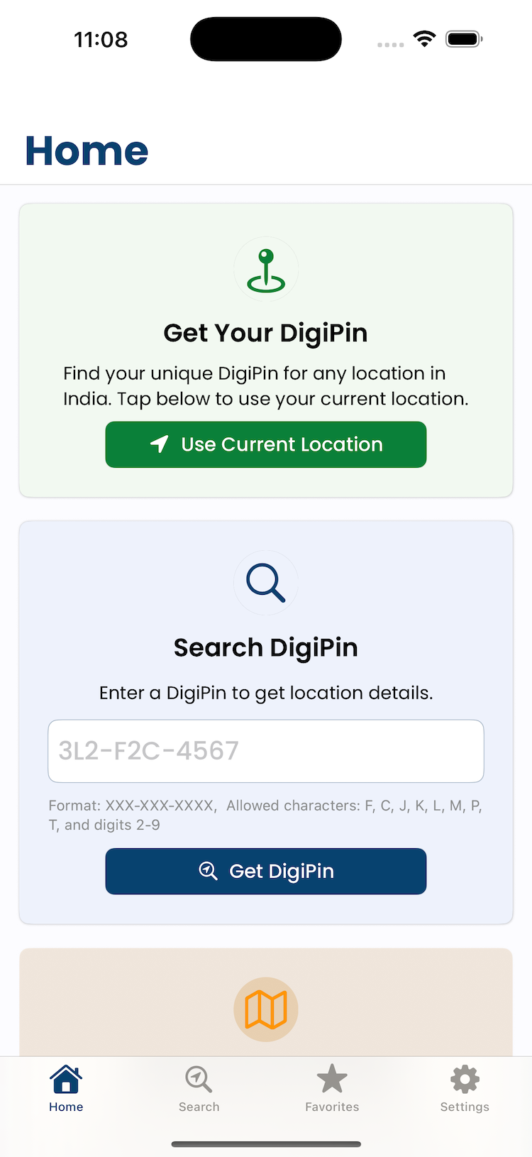 App screenshot